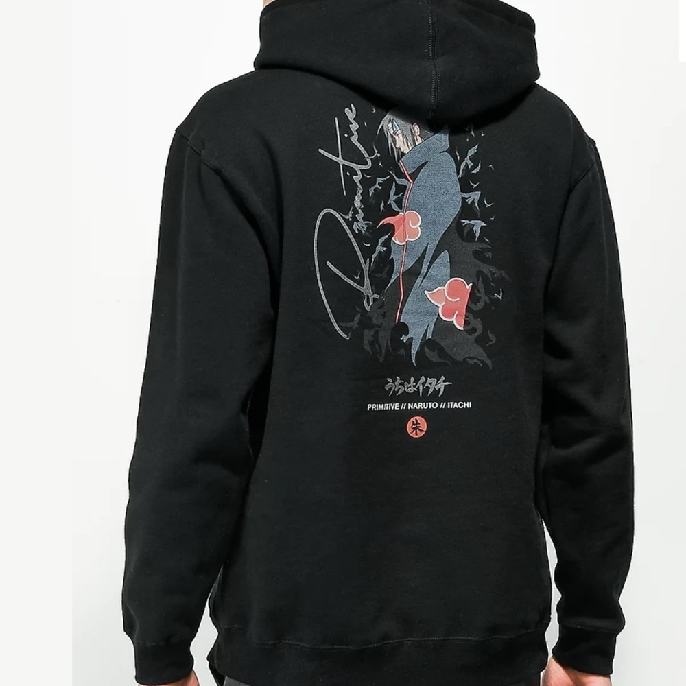 Classic Black Hoodie with Front Logo